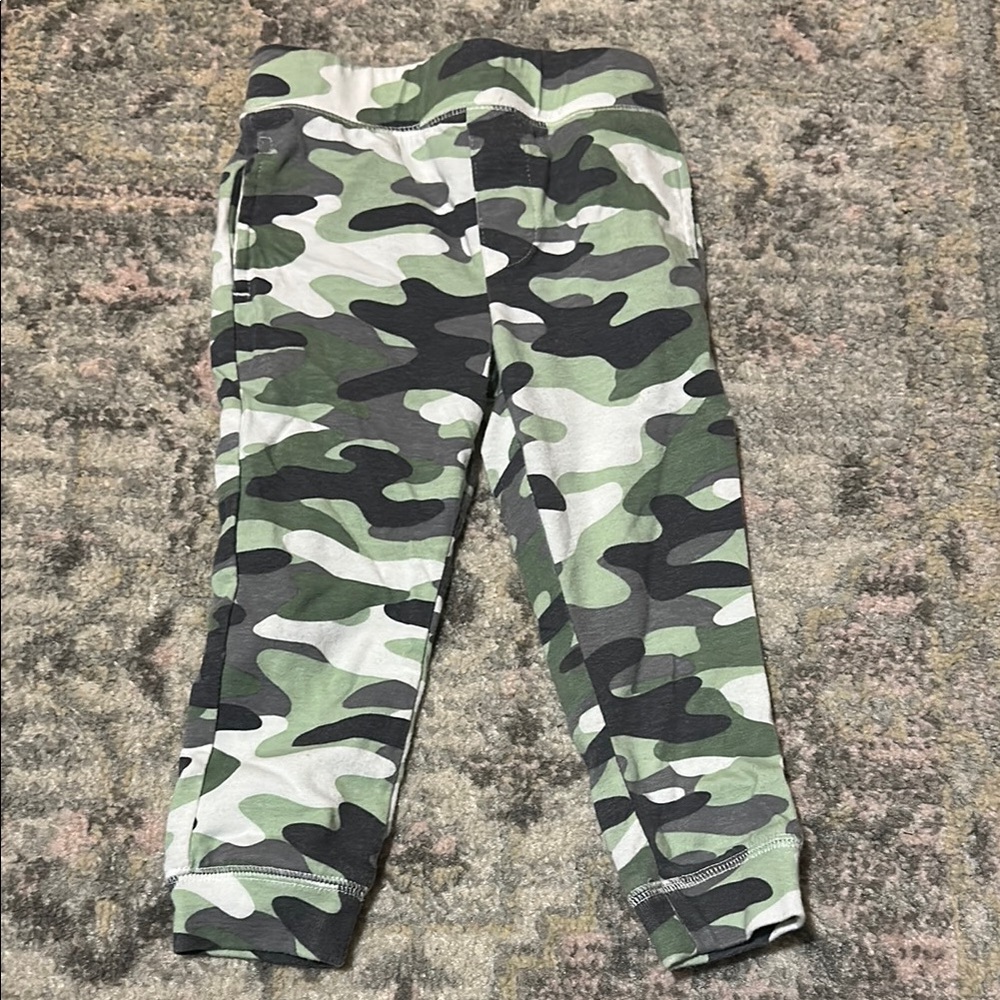 Kids Camouflage Print Bottoms